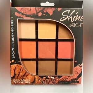 Bronze/Blush/Highlight Makeup Palette